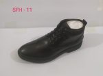 Derby Leather Boot shoe ( Black colour)
